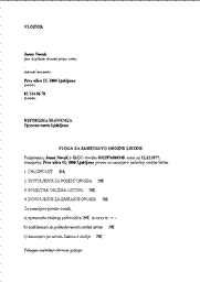 Vloga za zamenjavo orožne listine - Imetnik orožne listine s to vlogo od pristojne upravne enote zahteva zamenjavo orožne listine zaradi spremembe naslova stalnega prebivališča, ker je orožna listina izrabljena ali poškodovana ali ker gre za obvezno zamenjavo orožne listine, izdane po starem zakonu z orožno listino po novem Zakonu o orožju (ZOro-1).