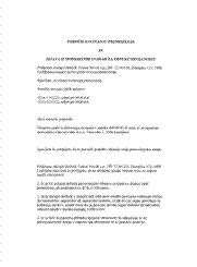 Poročilo o stanju premoženja in izjava o morebitnih ovirah za odpust obveznosti - Dolžnik, proti kateremu je vložen predlog za začetek postopka osebnega stečaja, ali če sam predlaga osebni stečaj, mora sodišču dati poročilo o stanju svojega premoženja, ki ga lahko predloži na tem obrazcu. 