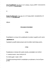 Posojilna pogodba - Posojilna pogodba je pogodba oziroma dogovor, ki se sklene ob posojilu denarja ali katere druge stvari. Njen bistven pomen je v tem, da se stranki s pisno pogodbo zavarujeta za primer kasnejše neizpolnitve obveznosti ali drugih težav.

Terjatev iz posojilne pogodbe se lahko zavaruje s poroštveno izjavo.